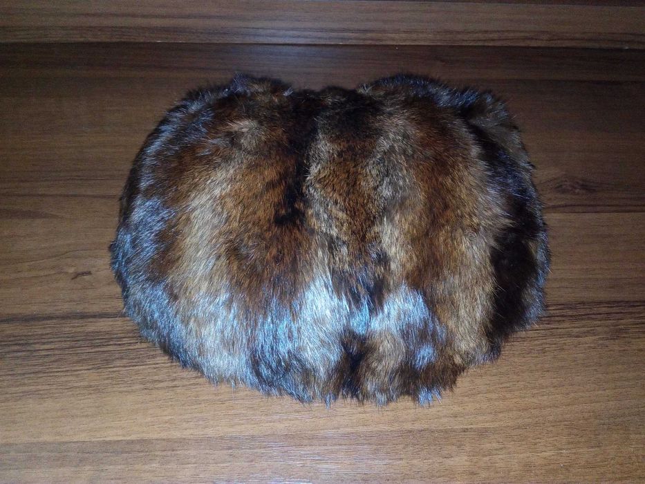 Mufka ocieplacz/torebka na dłonie | naturalne futro skóra