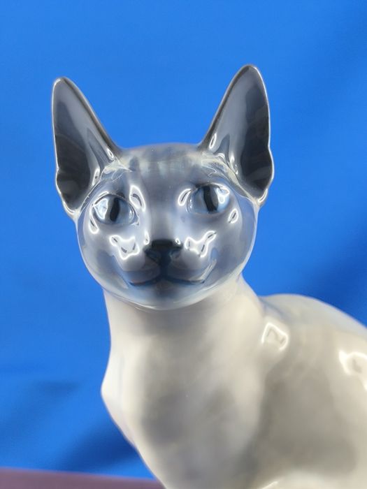 Kot syjamski Royal Copenhagen #porcelana #ozdoba #prezent #figurka #RC