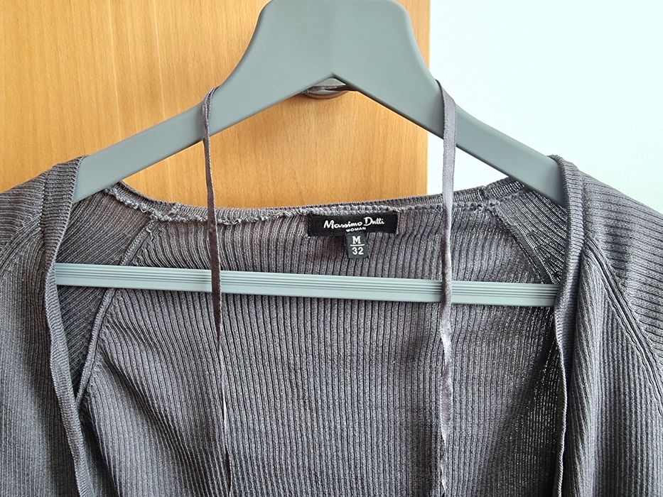 Casaco/ cardigan cinzento Massimo Dutti, tamanho M