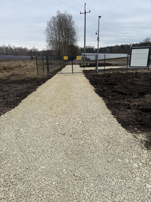 BRUKARSTWO, usługi KOPARKO-ŁADOWARKĄ, utwardzanie terenu