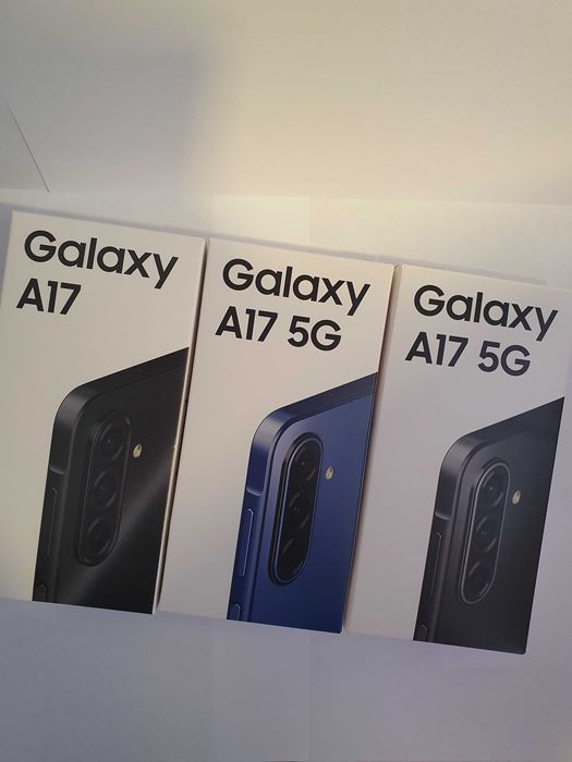 Samsung A17, A17 5g   4/128gb czarny, niebieski nowy gw.24m.