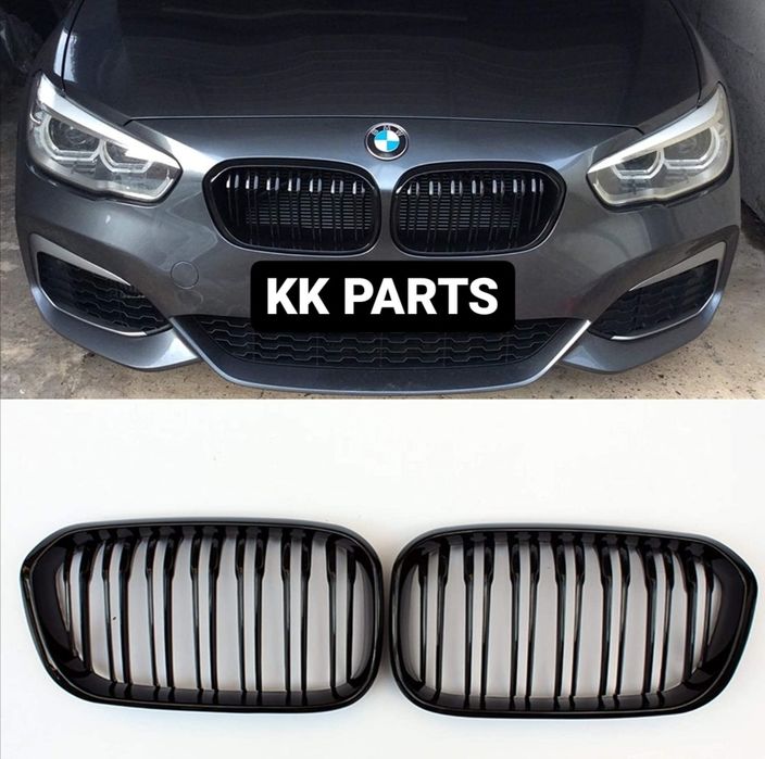 GRELHAS FRONTAIS FRENTE Duplas BMW SÉRIE 1 LCI F20 F21 M PERFORMANCE