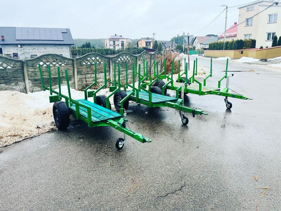 Wóżek sadowniczy ogrodniczy na działke mini przyczepa leśna