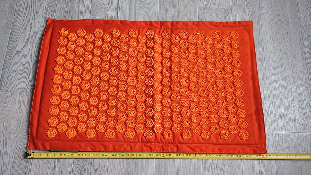 Килимок акупунктурний з подушкою EcoMat, аплікатор Кузнецова