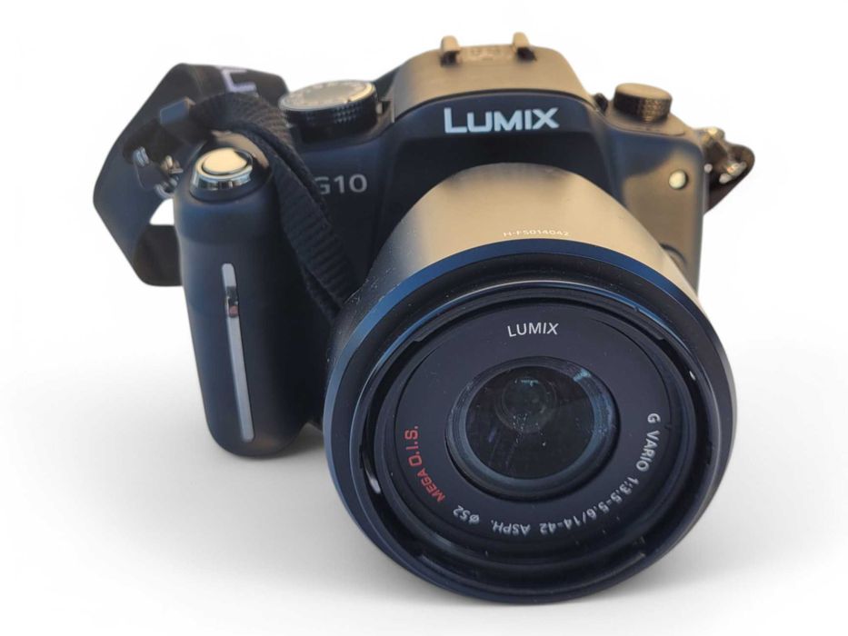 Aparat Lumix Panasonic DMC G10 + Torba, Aku, Karta SD + 14-42 mm