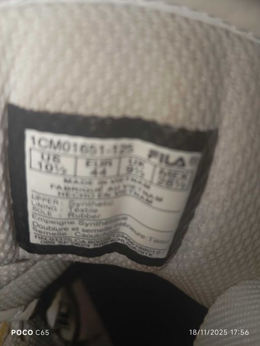 sapatilhas fila nº44