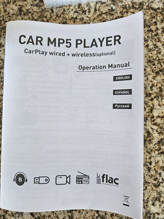 Auto rádio 1din . Carplay e android