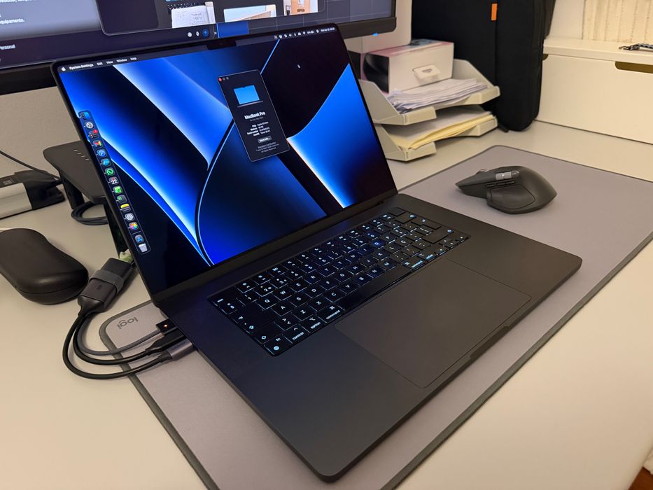 MacBook Pro 16” M3 Max - 48 GB RAM, 1 TB SSD - Estado novo - oportunidade