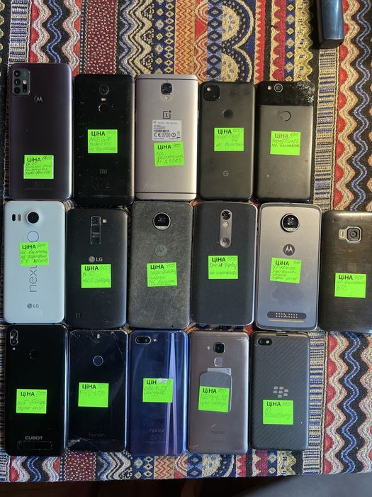 Телефоны на запчасти или под востановление