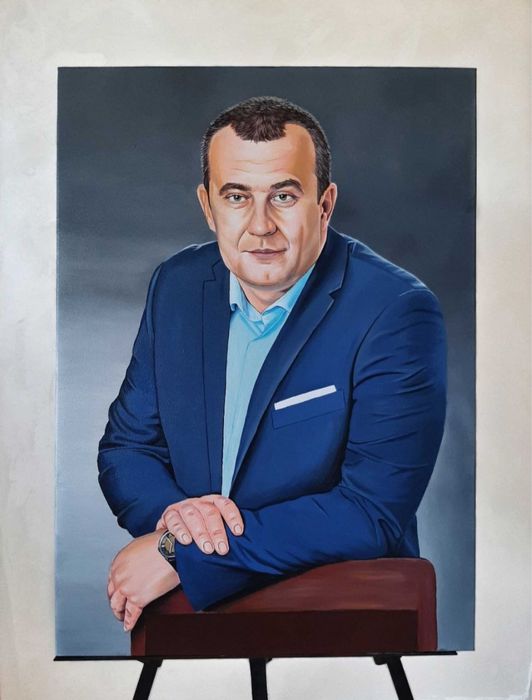 Картина / портрет по фото / ручна робота / подарунок / 8 березня