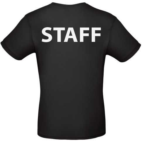 T-shirt STAFF Personalizada – Equipas, Eventos e Empresas