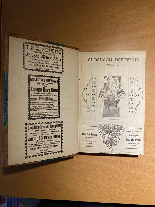 Almanaque Bertrand de 1911