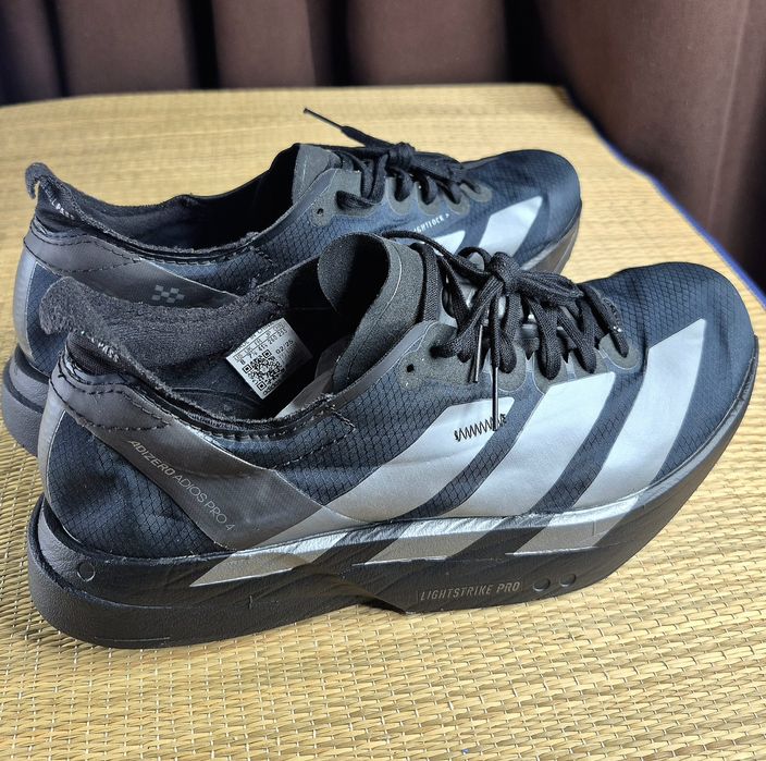Оригінал 100% Кроссівки Аdidas Adizero Adios Pro 4 M Core Black(Легке Б/У)41⅓-26см
Core Black/