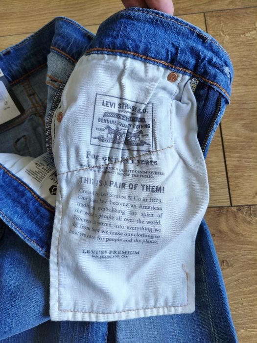 Spodnie Levi's Levis Premium 510 męskie jeansowe r. 28 32