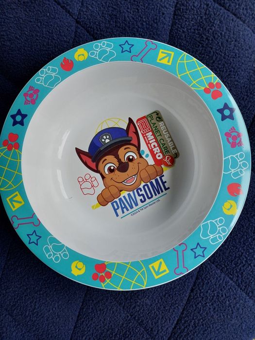 Miseczka Psi Patrol ,nowa, plastikowa.