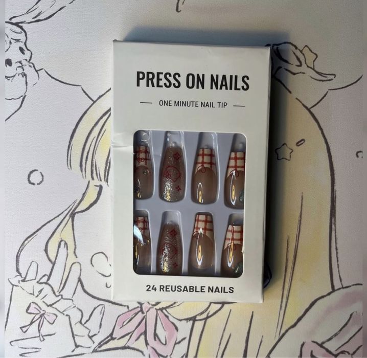 Накладні нігті 24 шт.