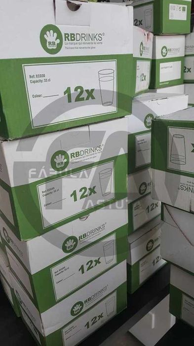 Copos multiusos inquebrável policarbonato (12x)