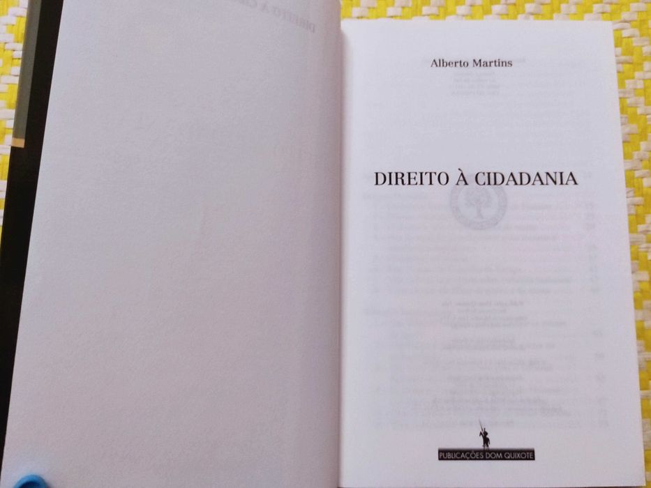 DIREITO À CIDADANIA
de Alberto Martins