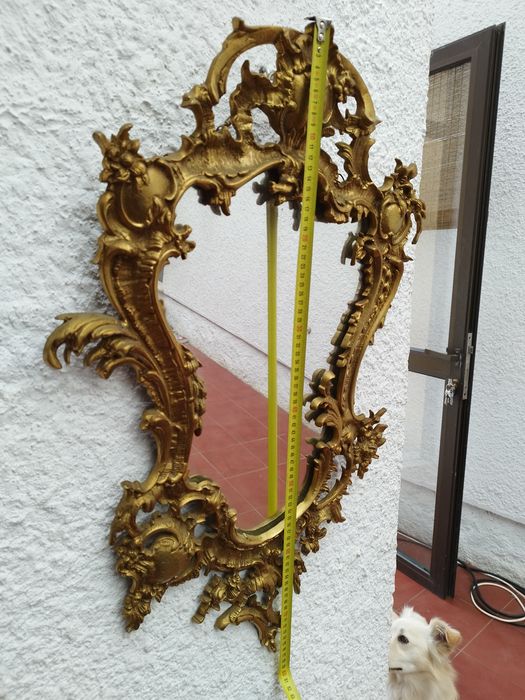 Espelho latão maciço