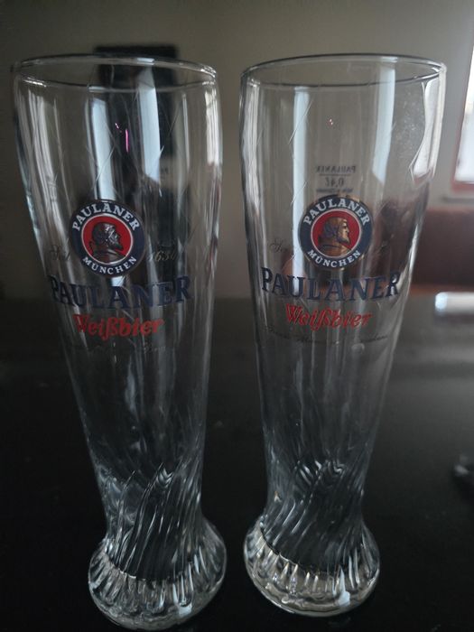 2 sztuki kufel pokal paulaner weissbier 0.4