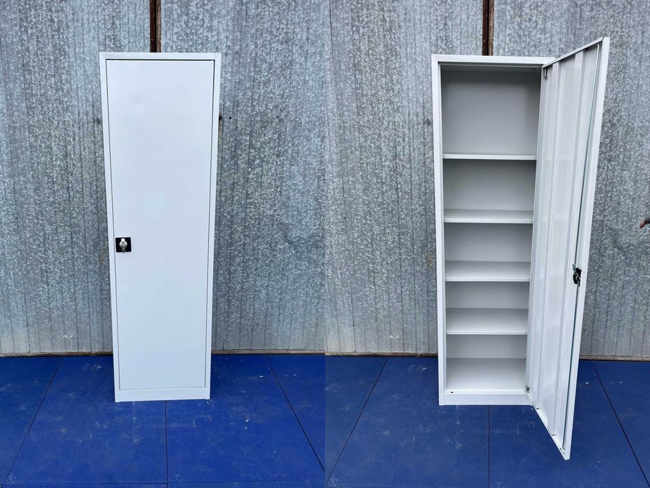 NOWA Szafa metalowa aktowa socjalna garażowa 4 półki 200x60x38 B13