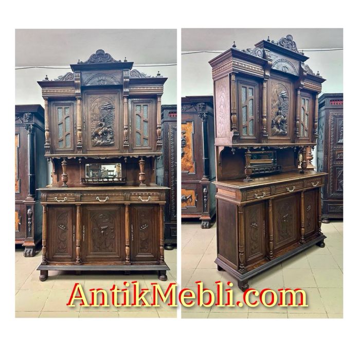 Антикварна вітрина буфет креденс 4000