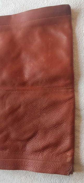 Torba skórzana w kolorze rudym