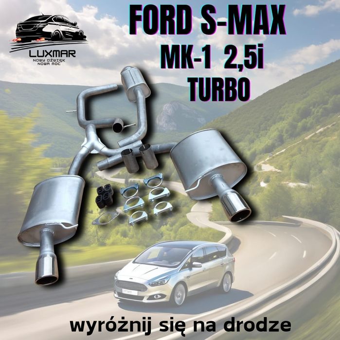 Tłumik tłumiki wydech Ford Mondeo Mk4  S-Max 2.5 Turbo