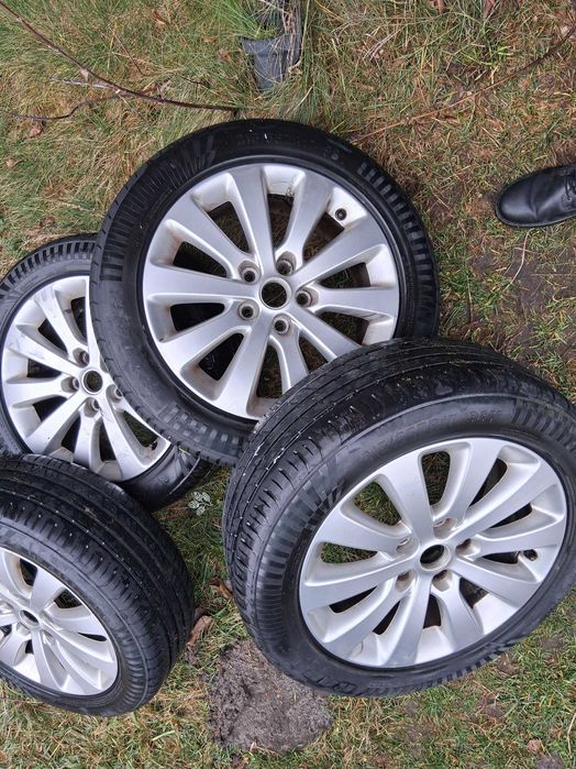 Alufelgi 17" 5x115 Opel+ Opony Letnie 215/55R17