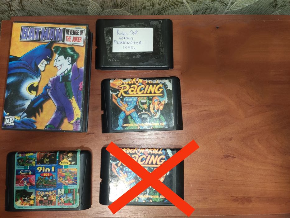 Продам катриджи sega mega drive