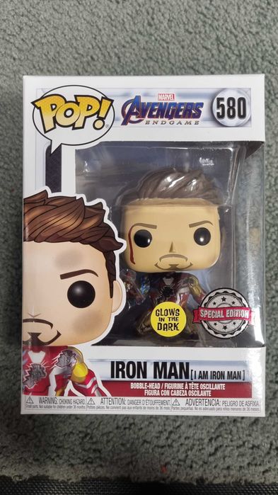 4 figurki Funko Pop Iron Man