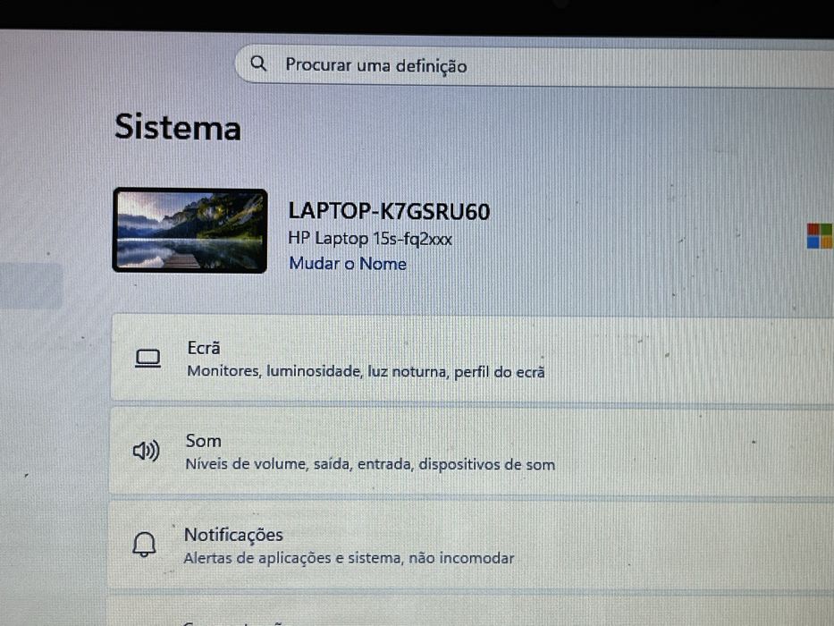 Portatil HP 15s
