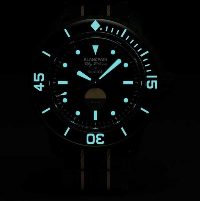 zegarek Blancpain X Swatch Green Abyss