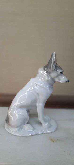 Редкая фарфоровая статуэтка "Овчарка" Rosenthal Германия 1928 год.