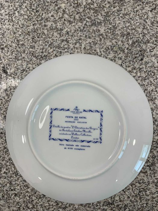 Conjunto 12 Pratos Vista Alegre (série Limitada)