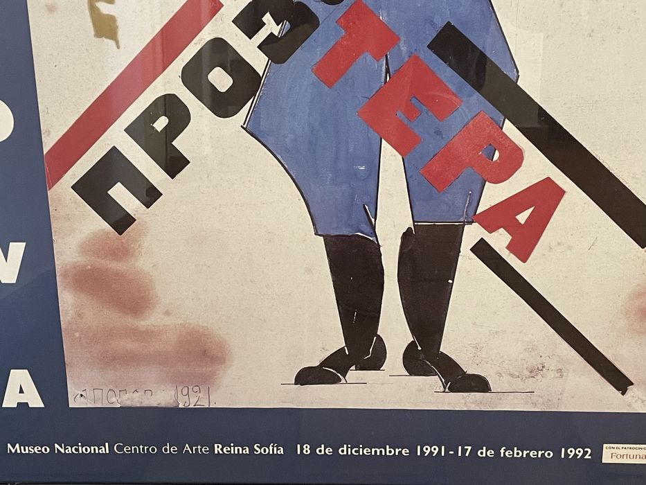 Cartaz original do Museu Rainha Sofia