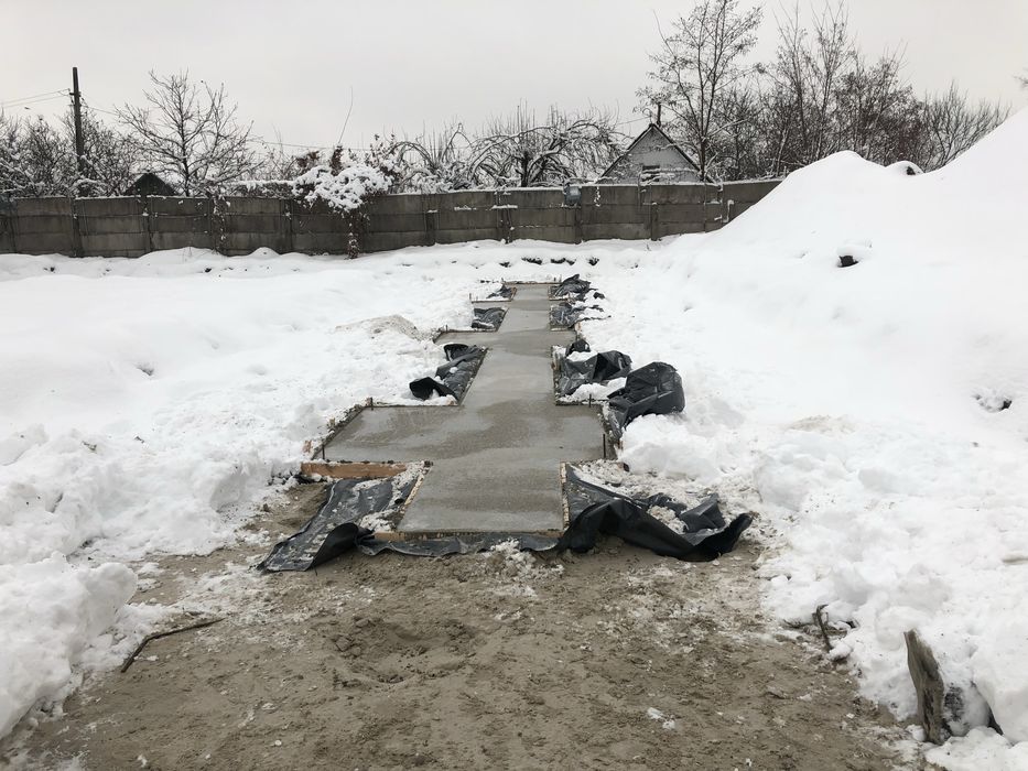 Монолитные работы, бетонирование