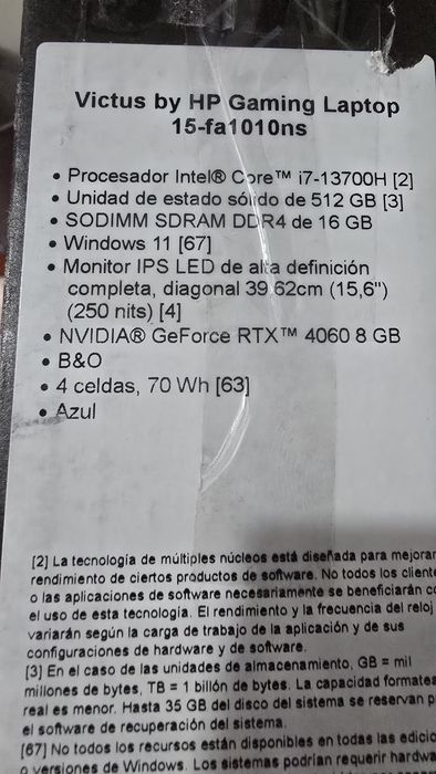 HP Victus 15 Gaming | RTX 4060 8GB | i7-13700H | 16GB RAM | SSD 512GB