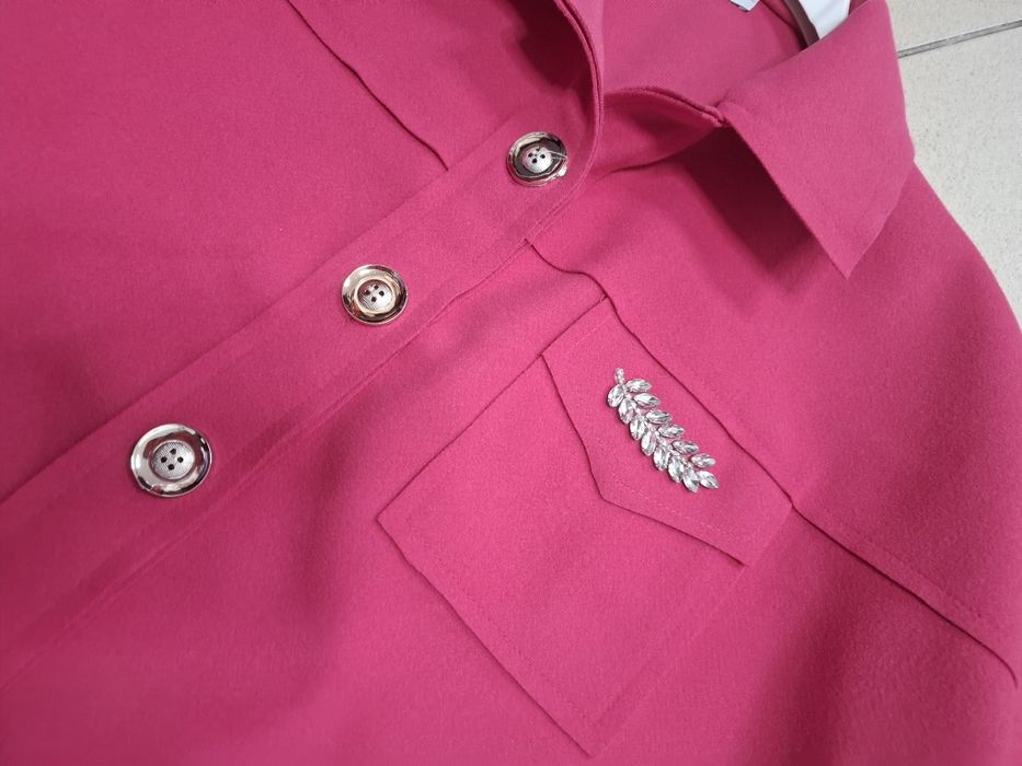 Koszula ciepła, oversizie