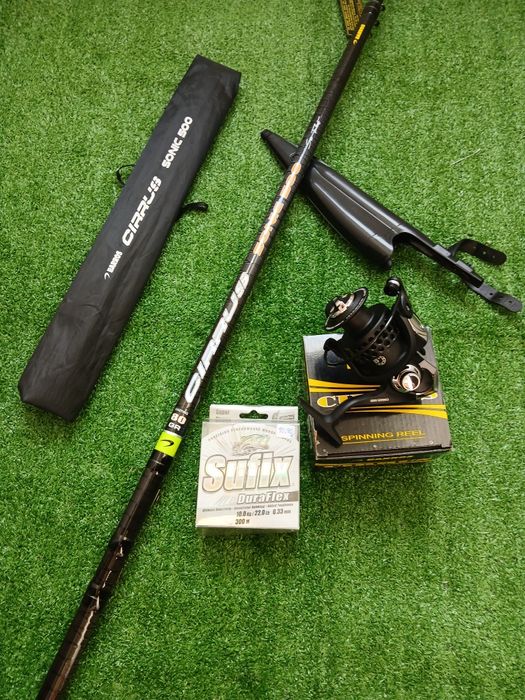 Cana pesca bóia barros com carreto