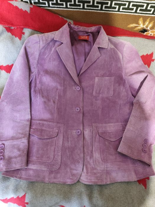 Піджак з натуральної замші, розмір 50 -52