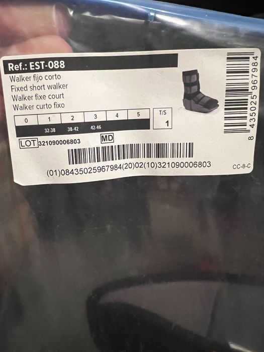 Bota ortopédica ajustavel