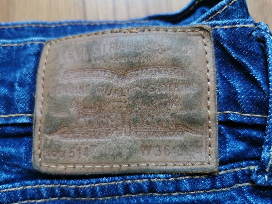 Levi's lot 514 Premium W36 L34 spodnie jeansowe jeansy Levis