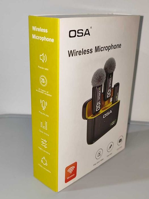 Zestaw Mikrofonów Mikrofon Bezprzewodowy Do Iphone Osa K6 Nowy