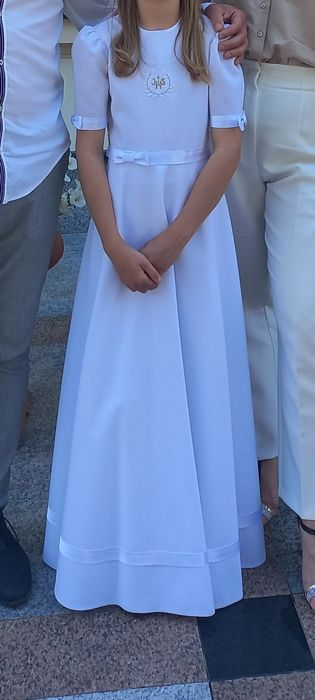 Sukienka komunijna + sakiewka