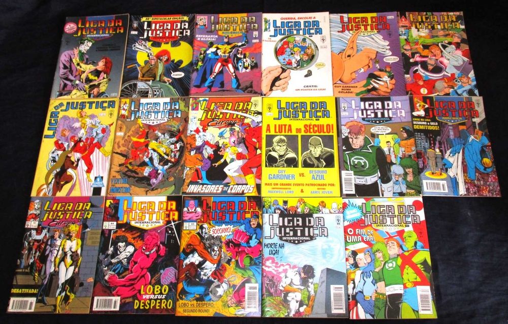 Livros BD Liga da Justiça Abril DC Comics