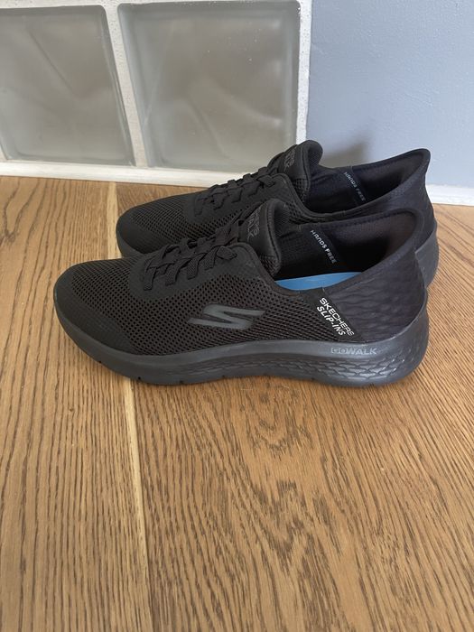 Skechers Slip-Ins Go Walk 41 czarne nowe unisex
