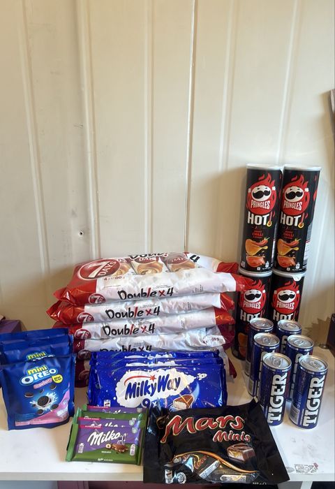 Duzy zestaw extra słodycze