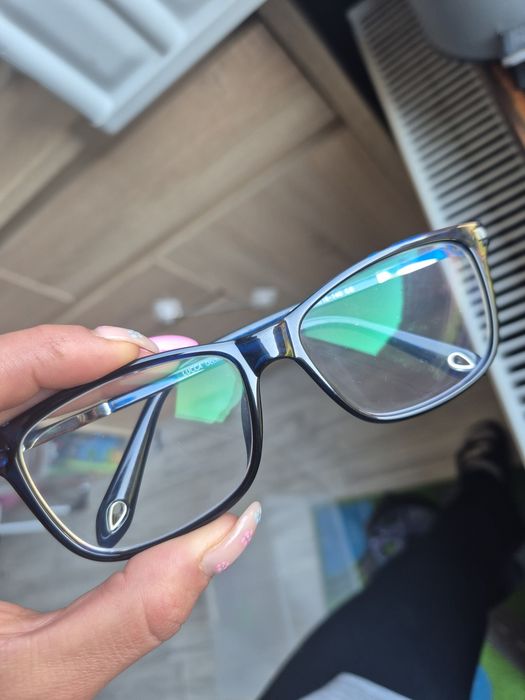 Okulary oprawki soczewki wymienne Granatowe nowe lucca