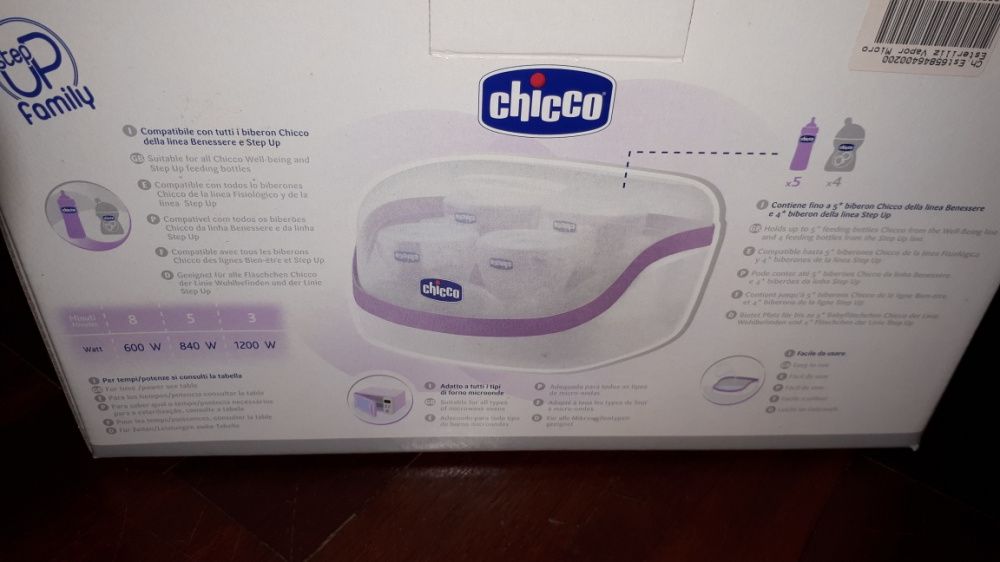 Esterilizador biberões Chicco